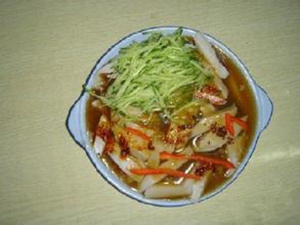 山西特色小吃之荞面灌肠的做法
