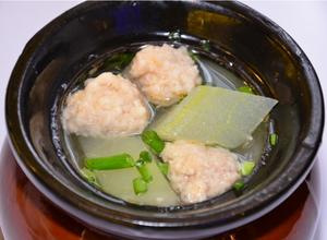 冬瓜粉丝丸子汤的做法