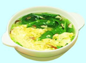 菠菜鸡蛋汤的做法