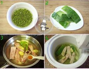 绿豆冬瓜排骨汤的做法