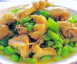 家常毛豆仔鸡的做法