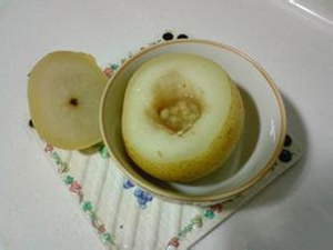川贝母蒸梨的做法
