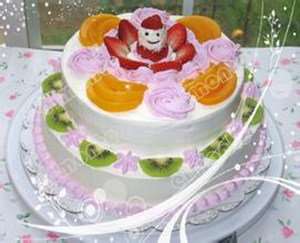 自制双层生日蛋糕的做法