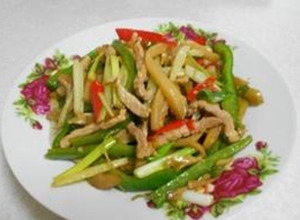 家常榨菜炒肉丝的做法