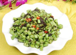 四季豆烧肉的做法