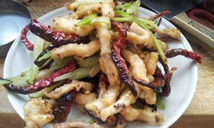 干煸鱿鱼丝的做法