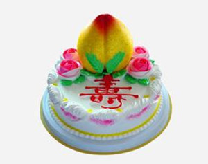 自制奶油祝寿蛋糕的做法