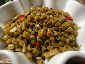 辣炒泡豇豆的做法 四川美食之辣炒泡豇豆