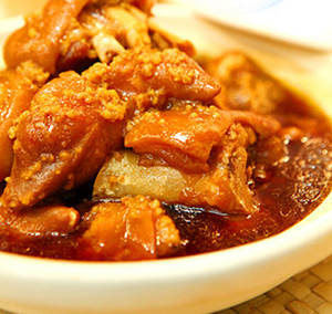 小米猪蹄的做法