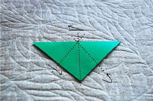 幸运四叶草折纸方法手工教程图解