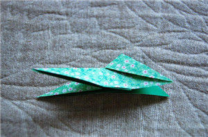 幸运四叶草折纸方法手工教程图解