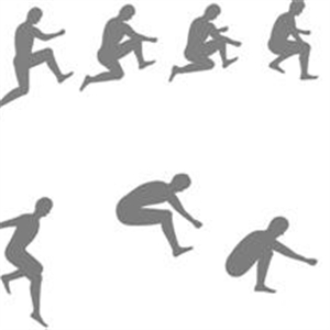 蹲踞式跳远
