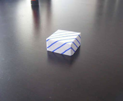 垃圾桶的折法 可爱简单的迷你垃圾盒教程
