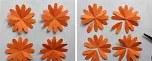 简单的野菊花纸艺手工艺品制作方法