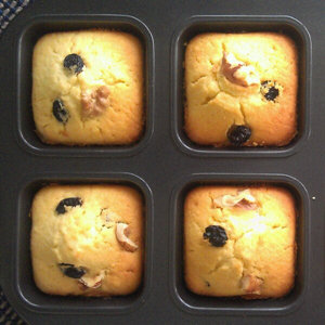 黑加仑玛芬的做法 健康早餐之黑加仑玛芬