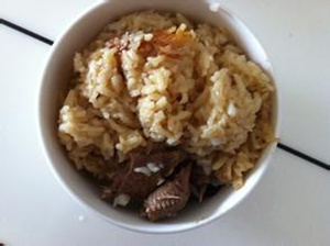 家常腊肉饭的做法