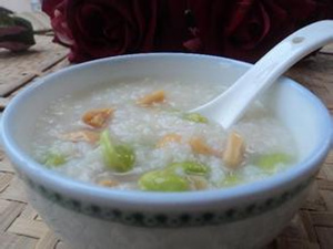 菌菇干贝粥的做法
