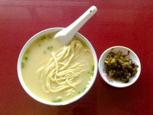盐城美食推荐之东台鱼汤面的做法