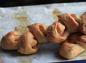 法式培根麦穗包的做法