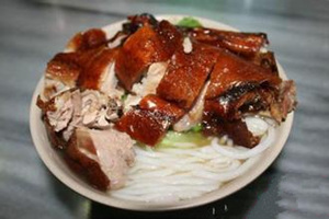 江门美食之烧鹅濑粉的做法