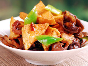 回锅豆腐的做法 健康夜宵之回锅豆腐