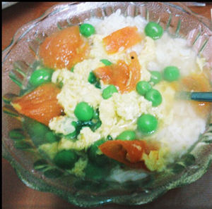 蛋花青豆的做法