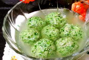 荠菜肉圆汤的做法