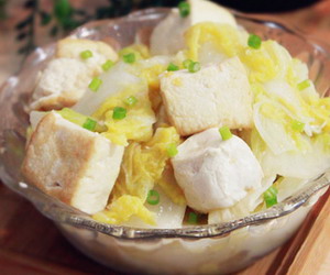白菜炖豆腐