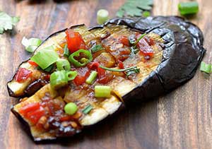 香辣烤茄子的做法