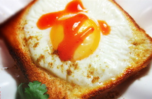 吐司摊鸡蛋的做法