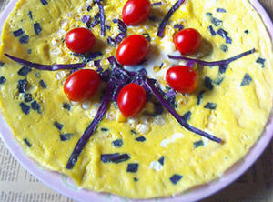 杂蔬蛋排的做法