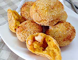 虾仁红薯球的做法