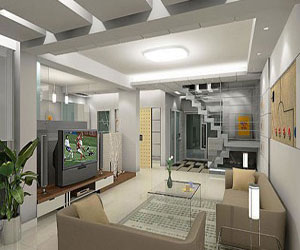 简约电视墙设计图