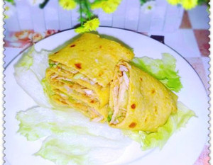 双味玉米煎饼的做法 健康早餐之双味玉米煎饼