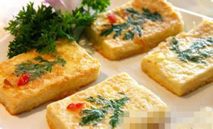 韩式香煎豆腐的做法