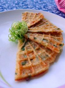 韩式海鲜薄饼的做法 韩式美食之薄饼