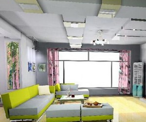 客厅阳台隔断效果图