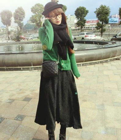 冬季街头潮流街拍 传出时尚潮流风