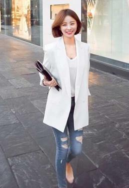 小西装搭配图片