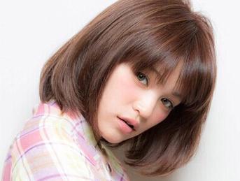 适合圆脸的短发发型欣赏