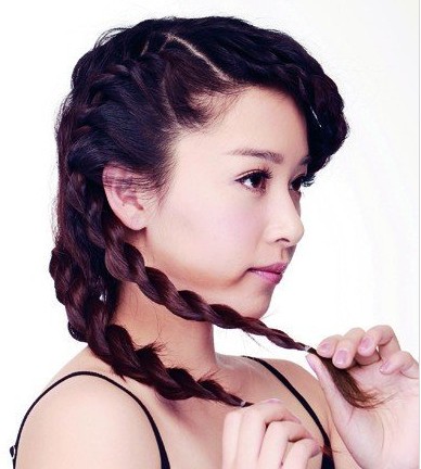 刘海编发图解 刘海编发图解怎么编好看