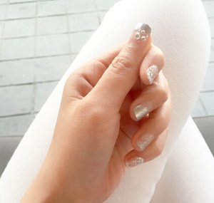 夏日美甲图片 甜美可爱夏日韩风美甲图案