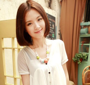 梨花烫内扣发型图片 好看的梨花烫内扣发型图片