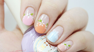 适合夏天的美甲图案 夏季清纯美甲图案