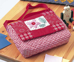 田园风拼布斜挎包