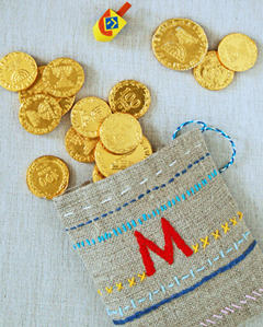 刺绣陀螺游戏袋