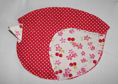 小鸟拉链拼布包