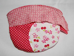 小鸟拉链拼布包