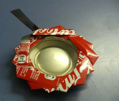 易拉罐烟灰缸可口可乐巧变烟灰缸