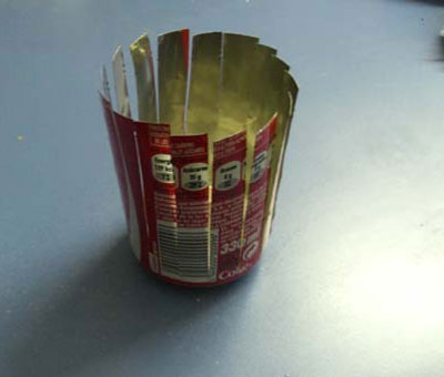 易拉罐烟灰缸可口可乐巧变烟灰缸